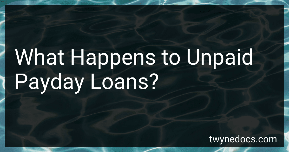 What Happens to Unpaid Payday Loans? image