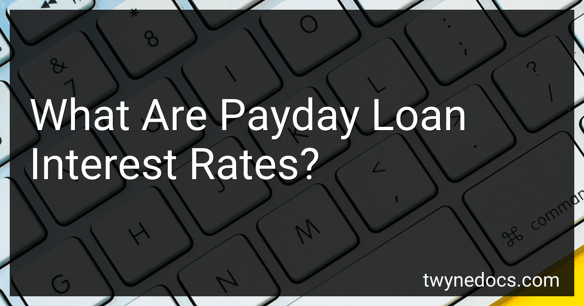 What Are Payday Loan Interest Rates? image