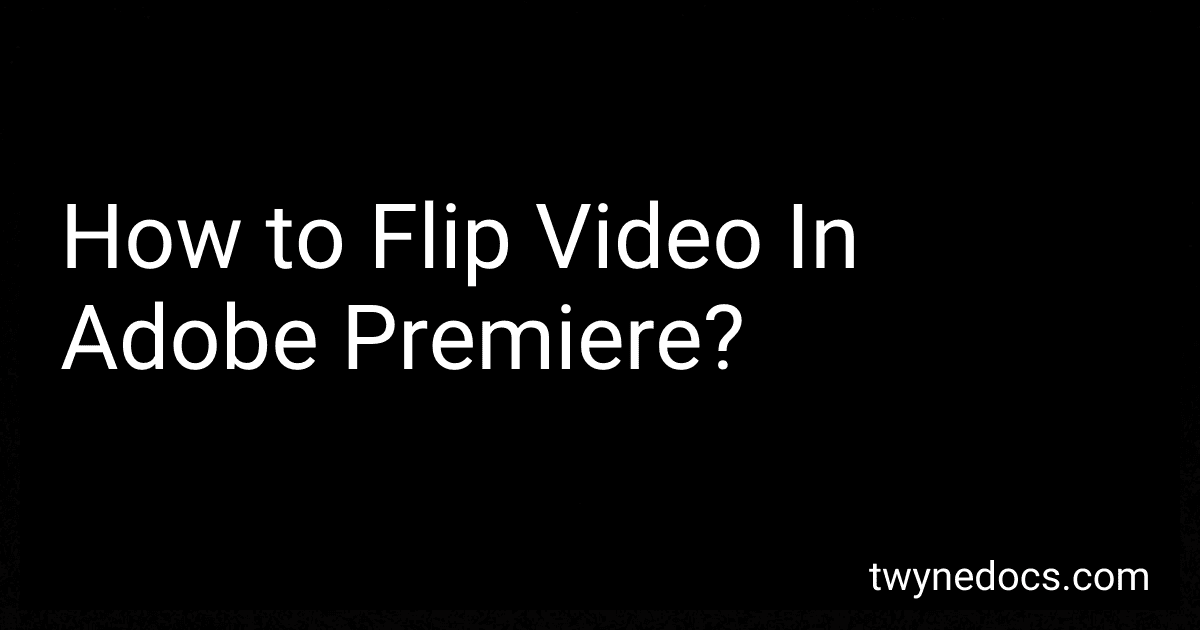 How to Flip Video In Adobe Premiere? image
