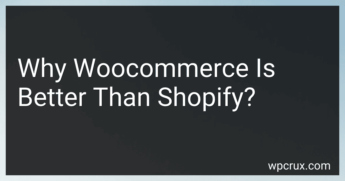 Why Woocommerce Is Better Than Shopify? image