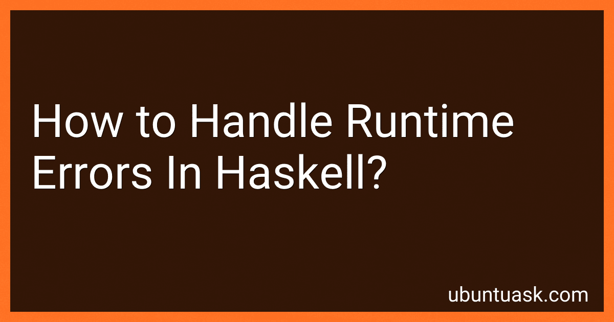 How to Handle Runtime Errors In Haskell? image
