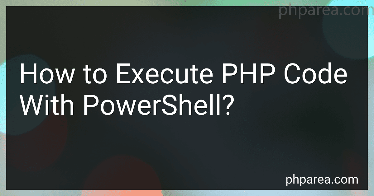 How to Execute PHP Code With PowerShell? image