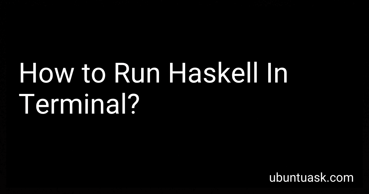 How to Run Haskell In Terminal? image