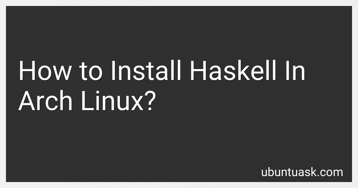 How to Install Haskell In Arch Linux? image