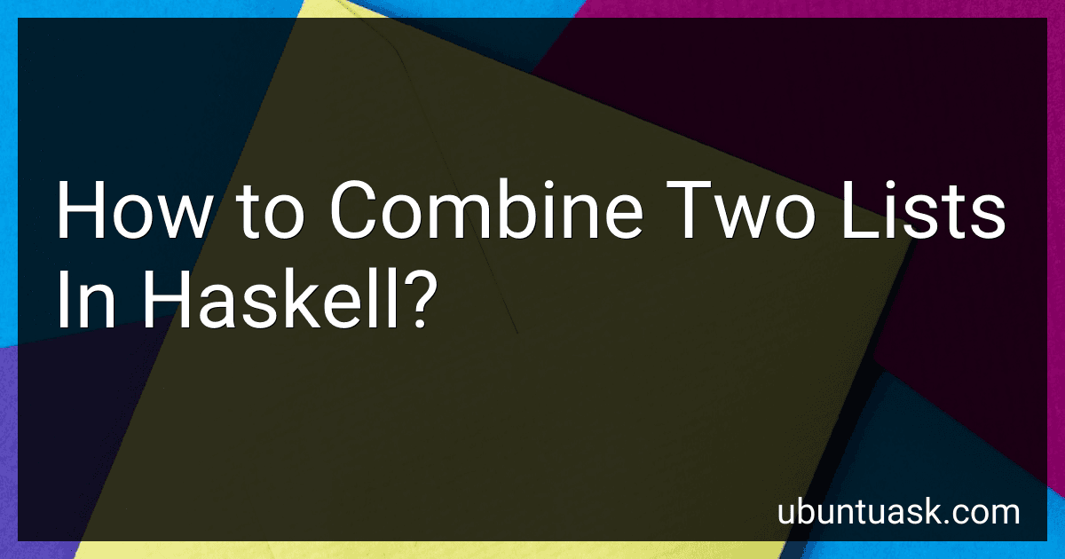 How to Combine Two Lists In Haskell? image
