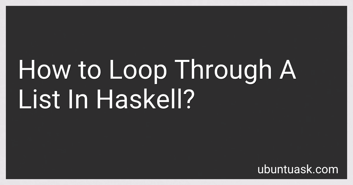 How to Loop Through A List In Haskell? image