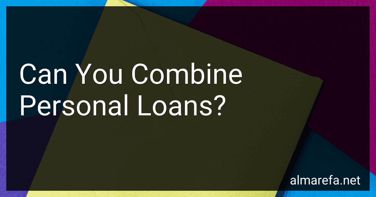 Can You Combine Personal Loans? image