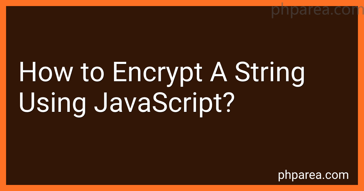 How to Encrypt A String Using JavaScript? image