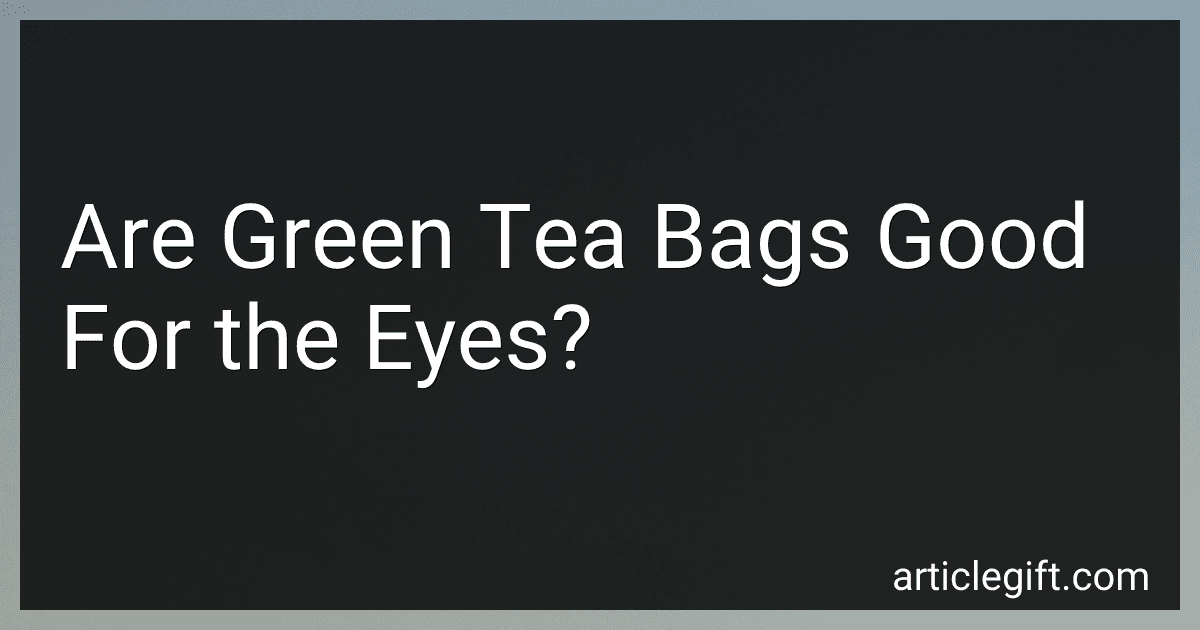 Are Green Tea Bags Good For the Eyes? image