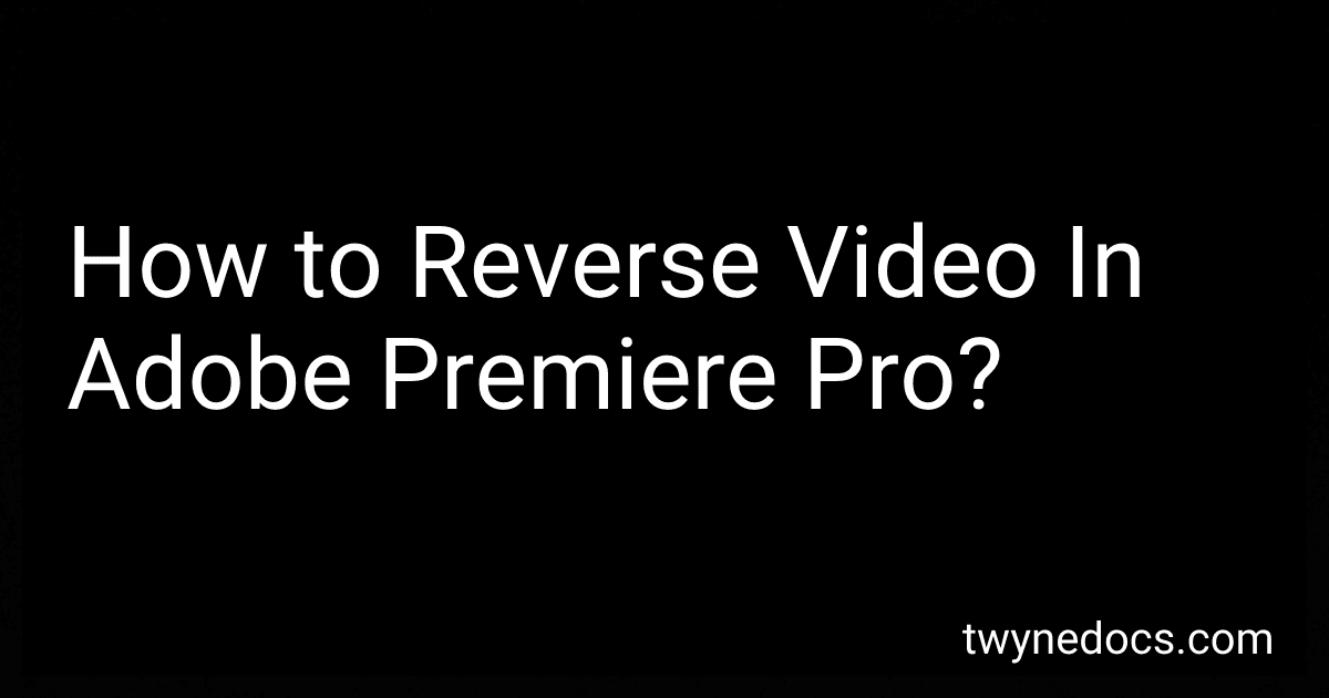 How to Reverse Video In Adobe Premiere Pro? image