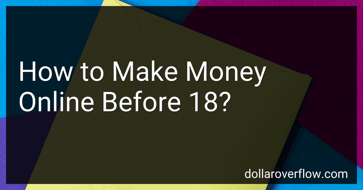 How to Make Money Online Before 18? image