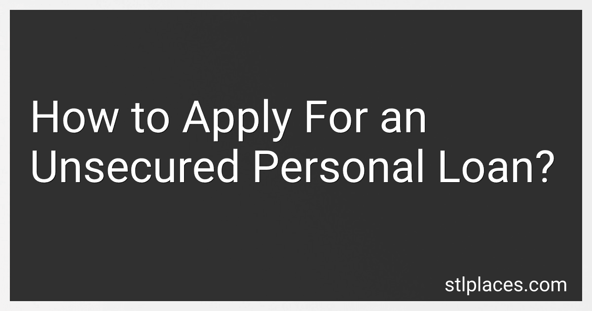 How to Apply For an Unsecured Personal Loan? image