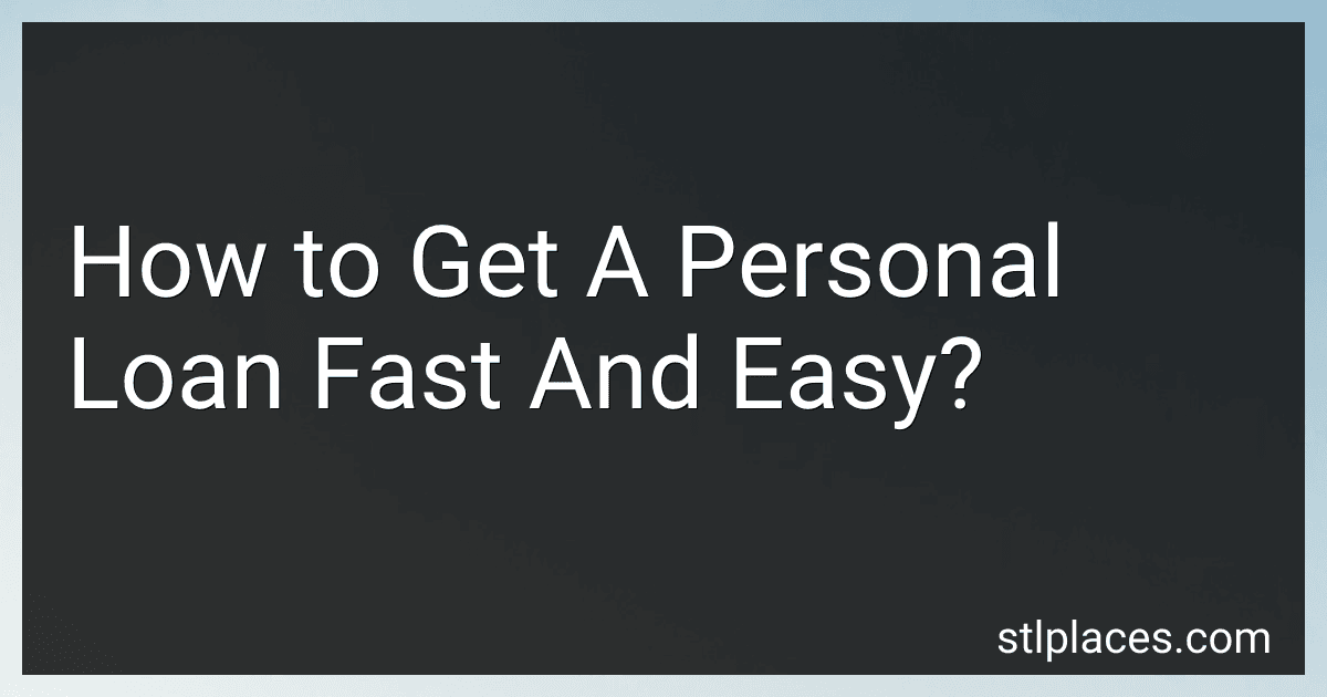 How to Get A Personal Loan Fast And Easy? preview
