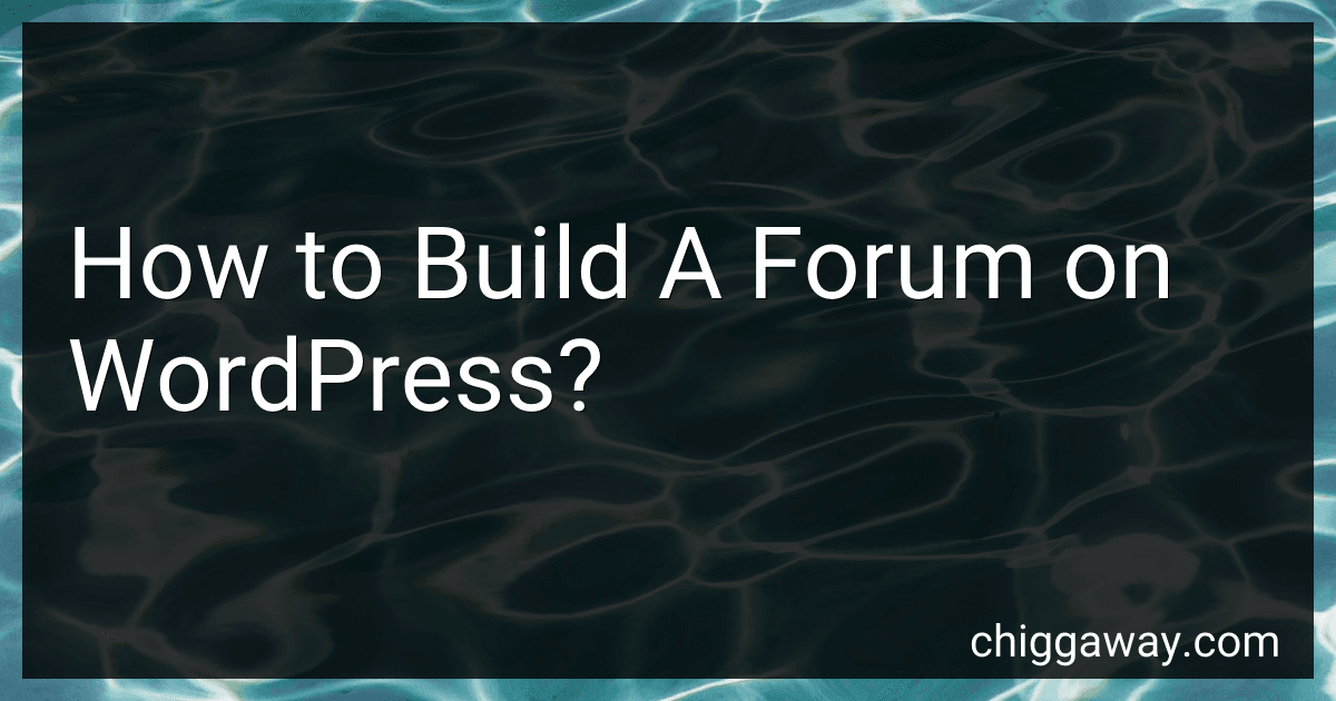 How to Build A Forum on WordPress? preview