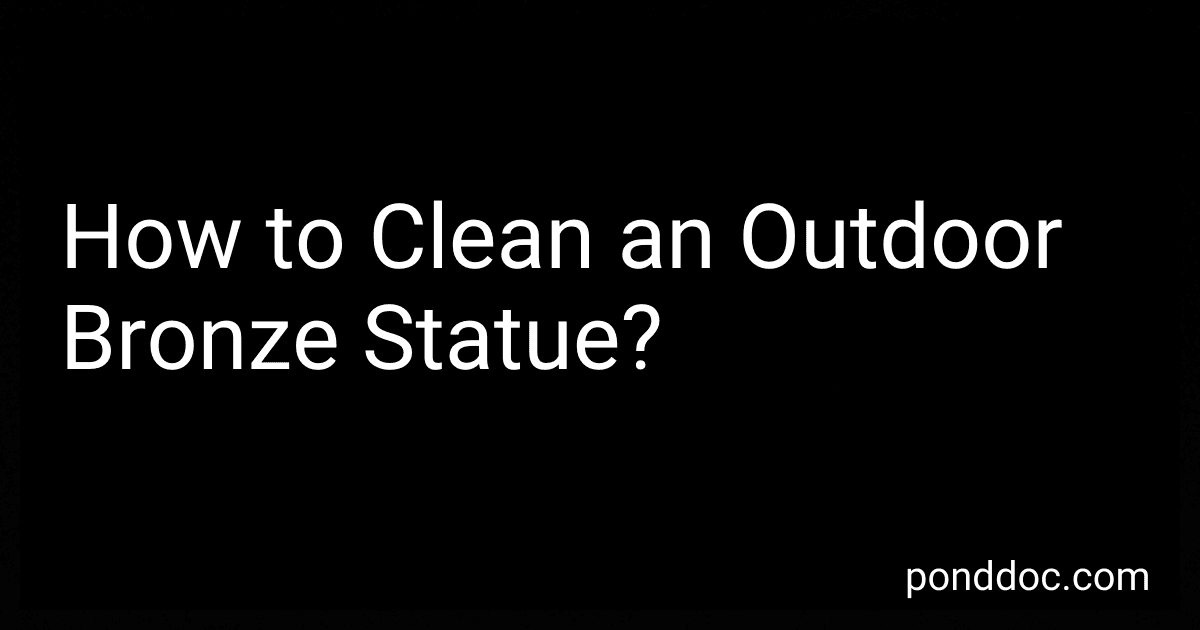 How to Clean an Outdoor Bronze Statue? image