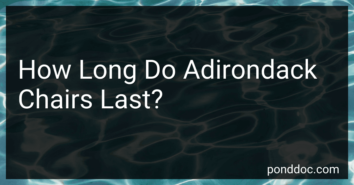 How Long Do Adirondack Chairs Last? image