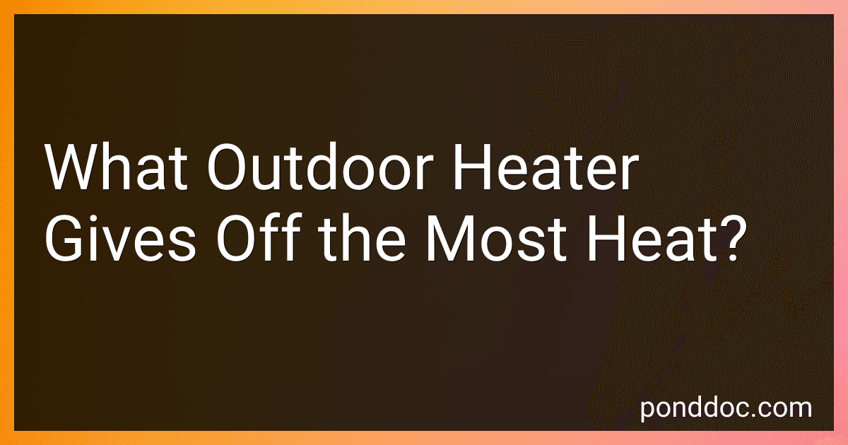 What Outdoor Heater Gives Off the Most Heat? image