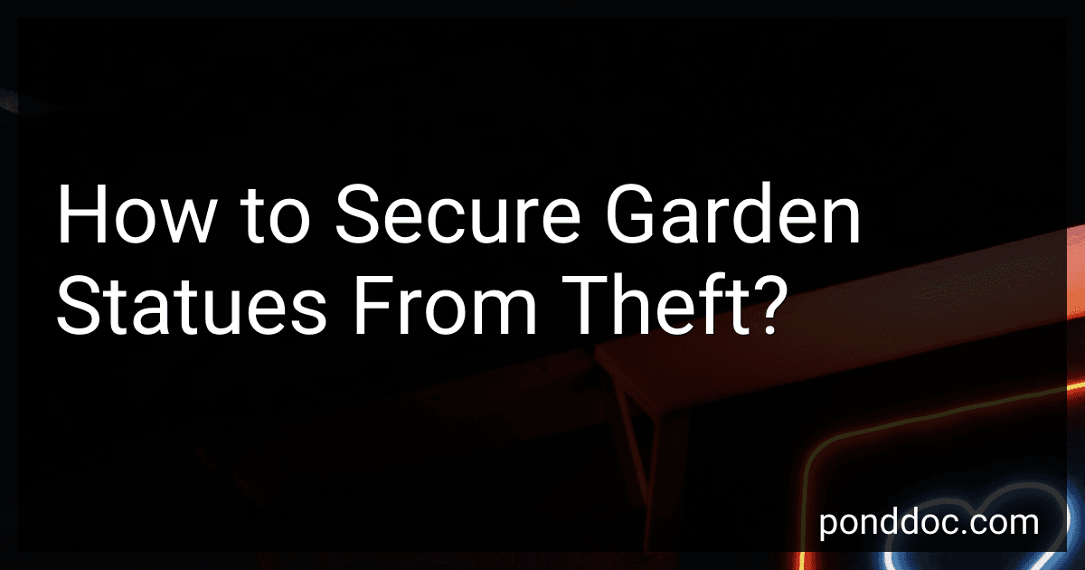 How to Secure Garden Statues From Theft? image