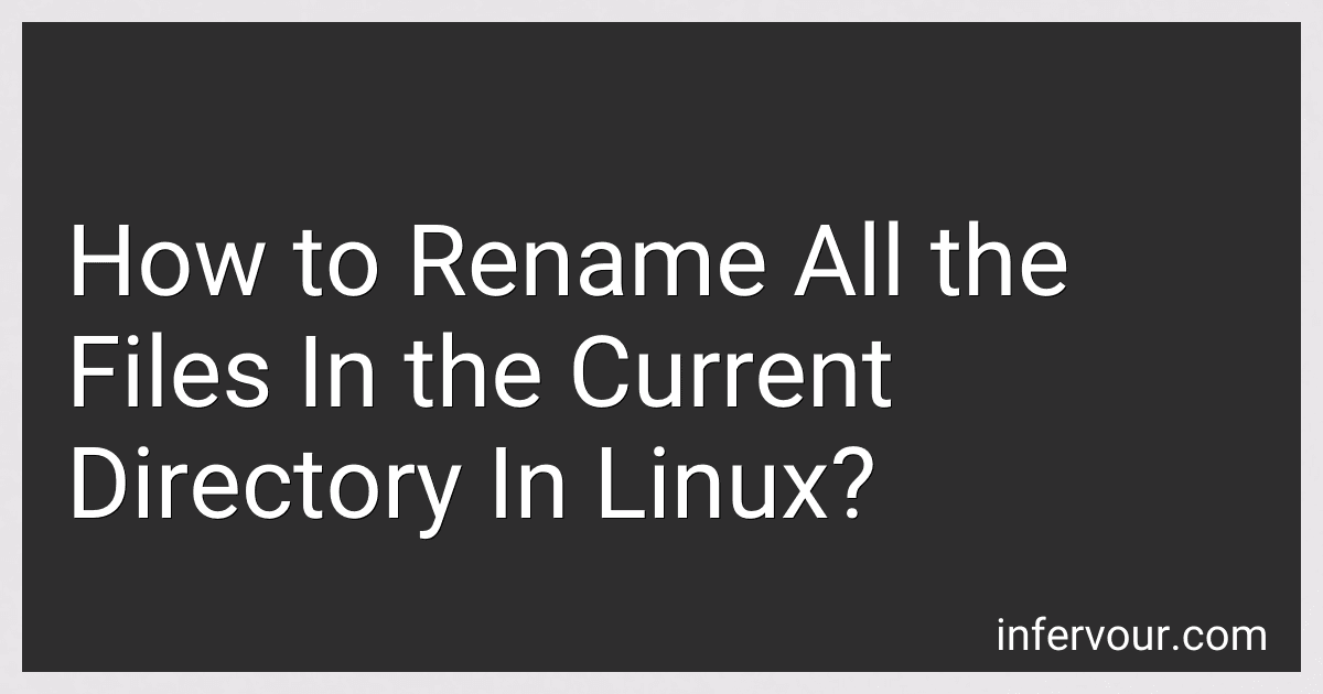 How to Rename All the Files In the Current Directory In Linux? image