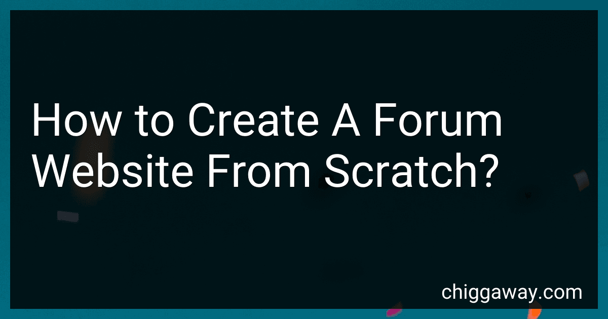 How to Create A Forum Website From Scratch? preview