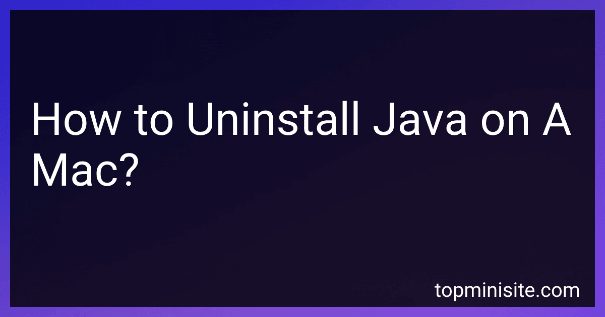 How to Uninstall Java on A Mac? image