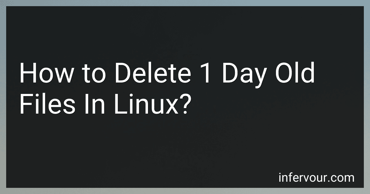 How to Delete 1 Day Old Files In Linux? image