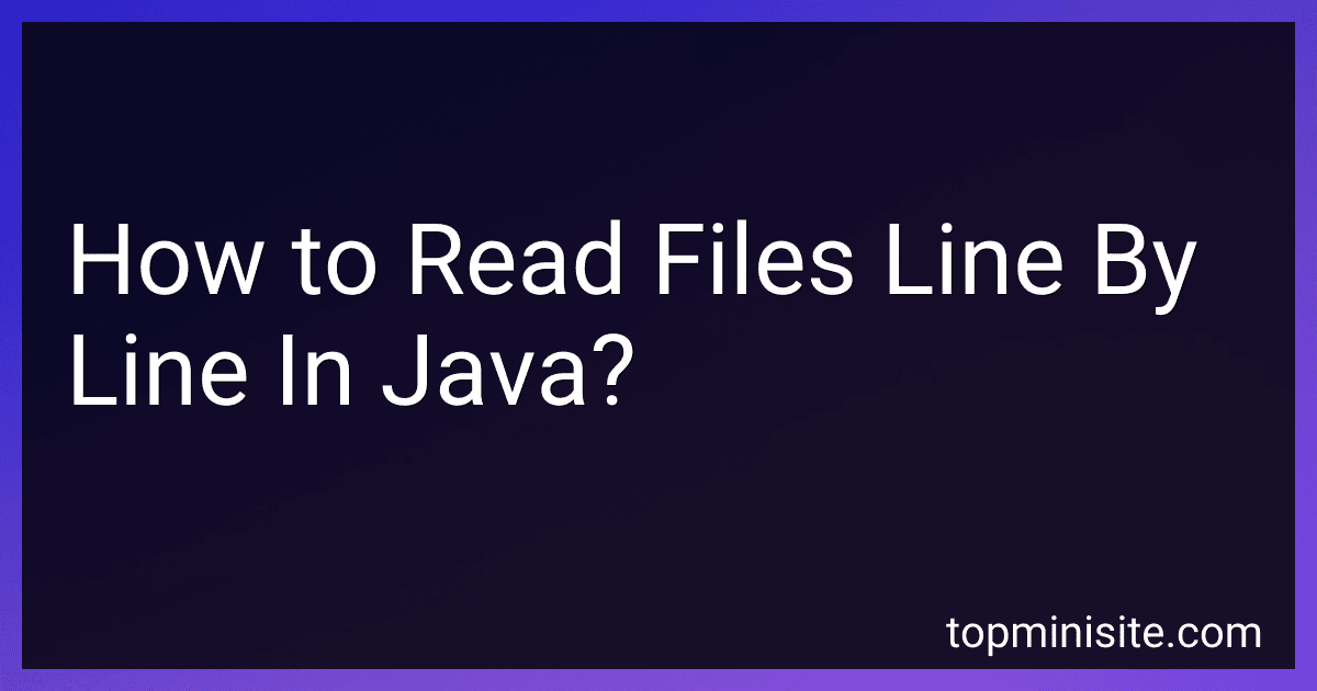 How to Read Files Line By Line In Java? image
