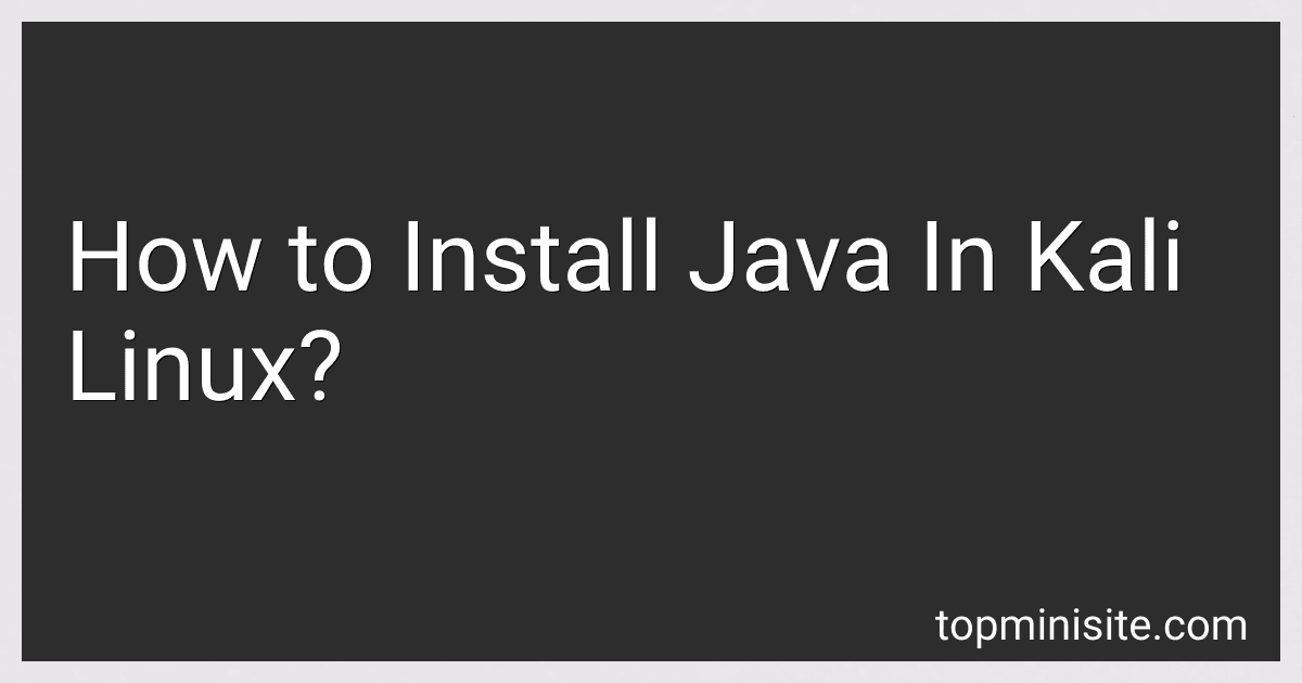 How to Install Java In Kali Linux? image