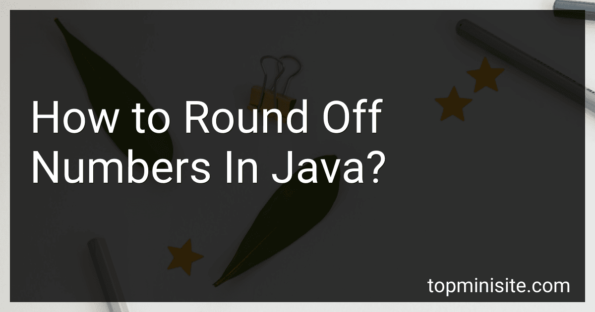 How to Round Off Numbers In Java? image