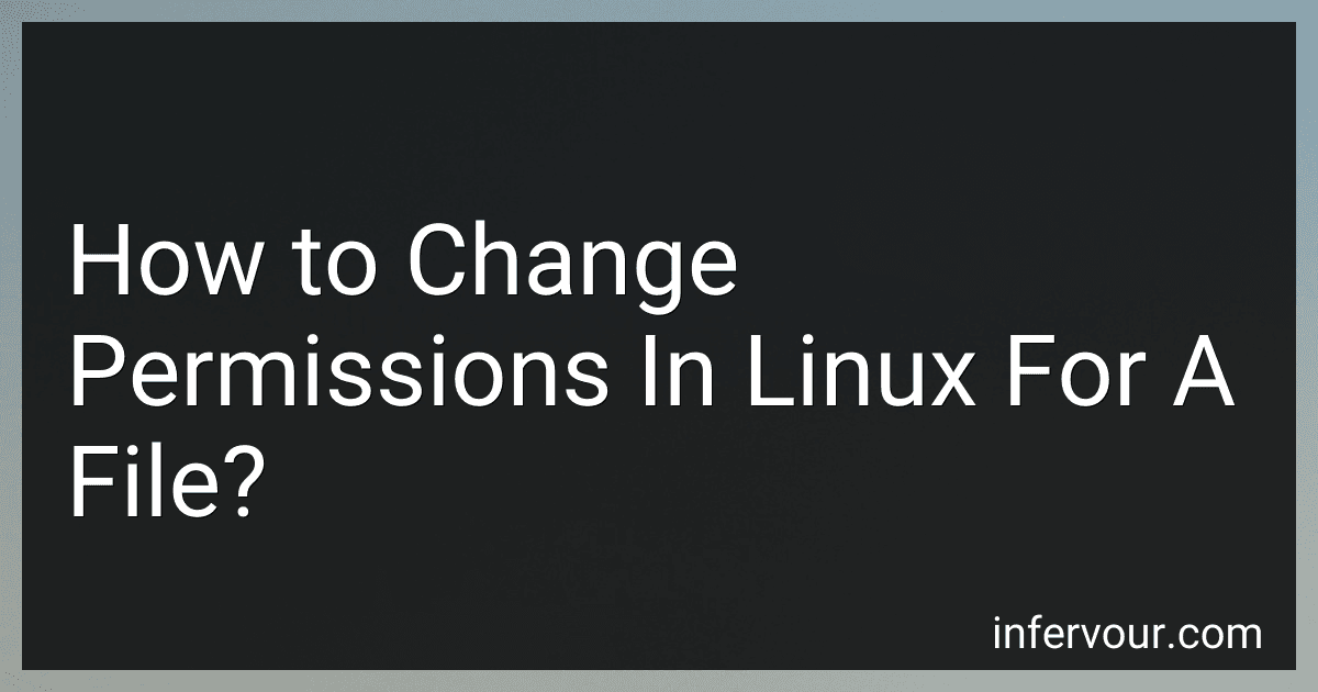 How to Change Permissions In Linux For A File? image