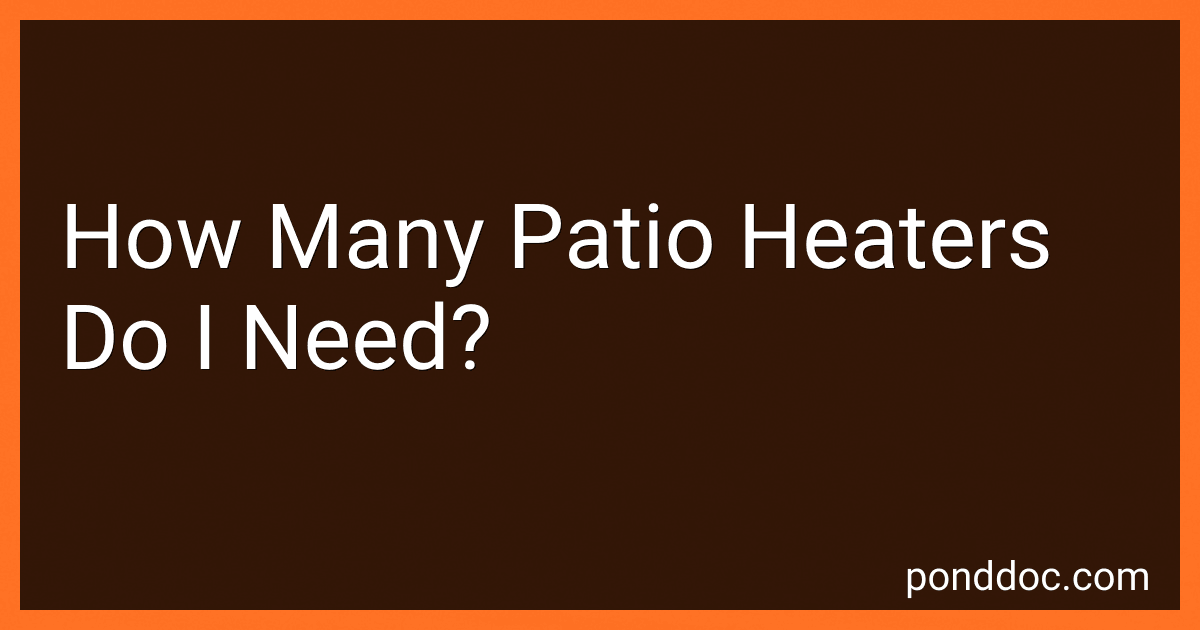 How Many Patio Heaters Do I Need? image