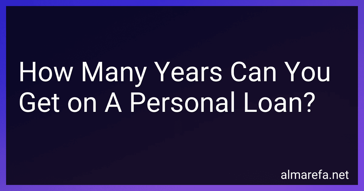 How Many Years Can You Get on A Personal Loan? image