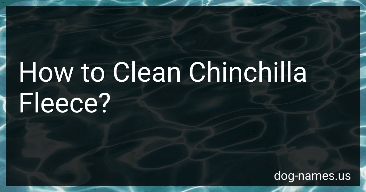 How to Clean Chinchilla Fleece? image