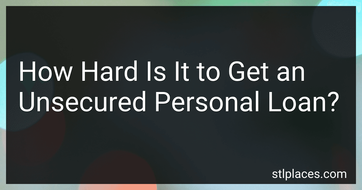 How Hard Is It to Get an Unsecured Personal Loan? image