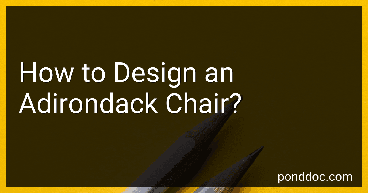 How to Design an Adirondack Chair? image