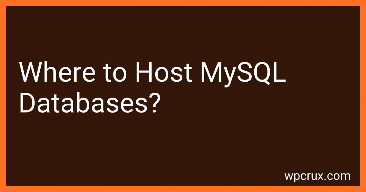 Where to Host MySQL Databases? image