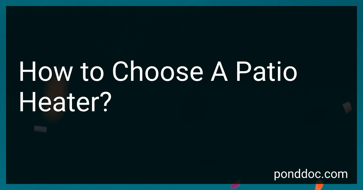 How to Choose A Patio Heater? image