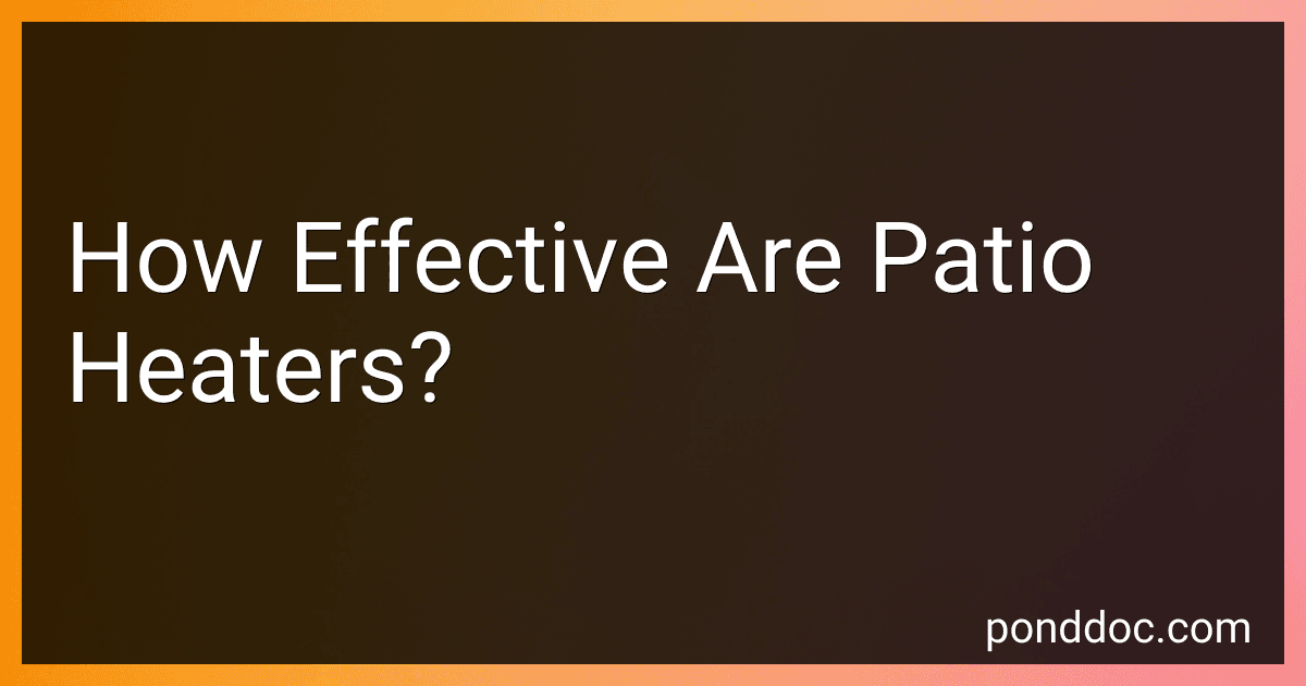 How Effective Are Patio Heaters? image