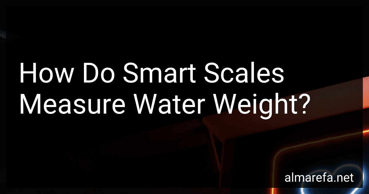 How Do Smart Scales Measure Water Weight? image