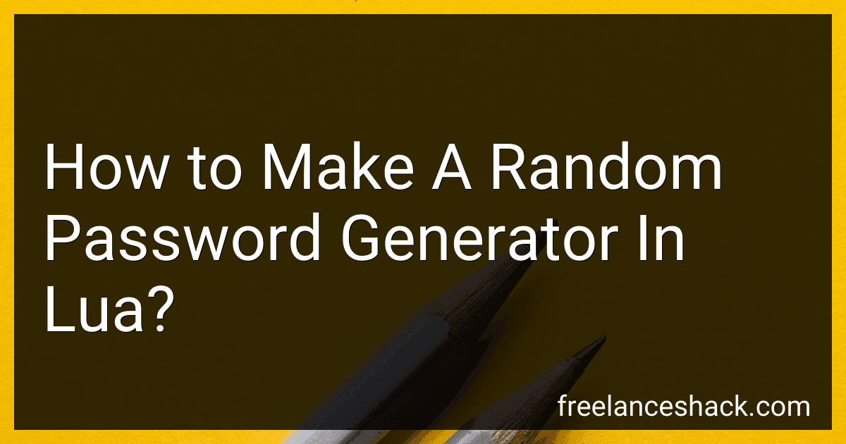 How to Make A Random Password Generator In Lua? image