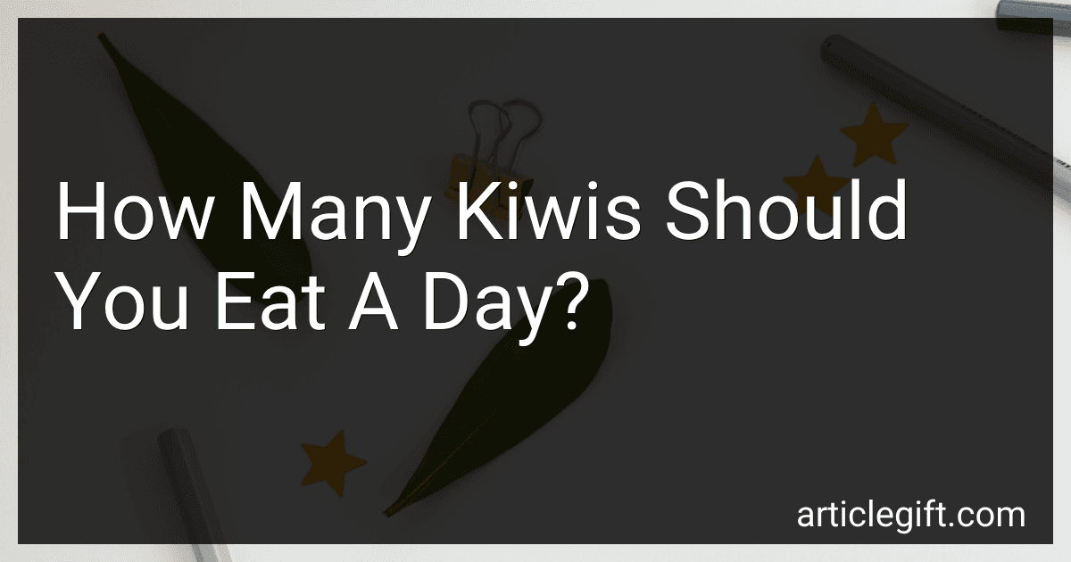 How Many Kiwis Should You Eat A Day? image