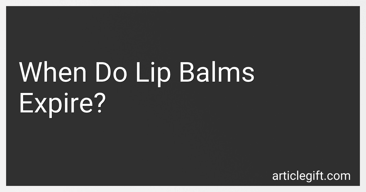 When Do Lip Balms Expire? image