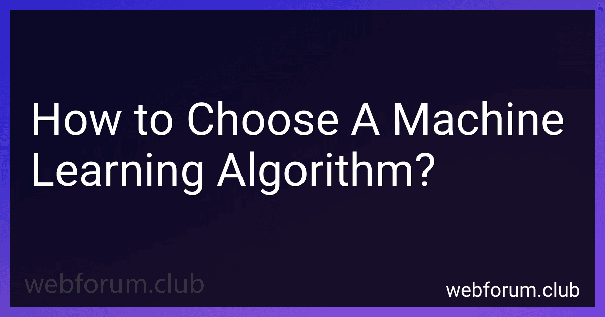 How to Choose A Machine Learning Algorithm? image