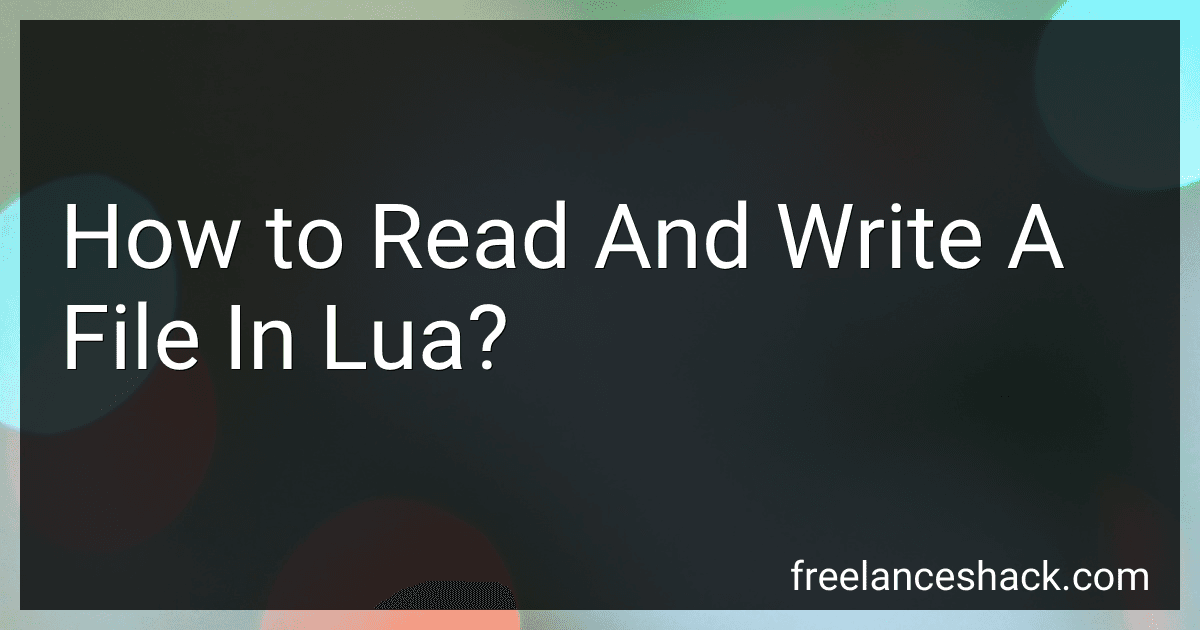 How to Read And Write A File In Lua? preview