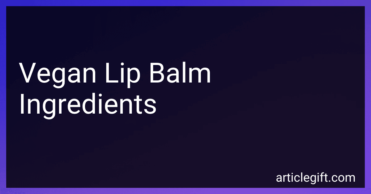 Vegan Lip Balm Ingredients image