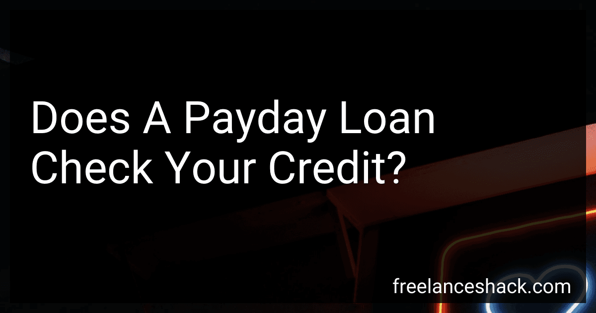 Does A Payday Loan Check Your Credit? preview
