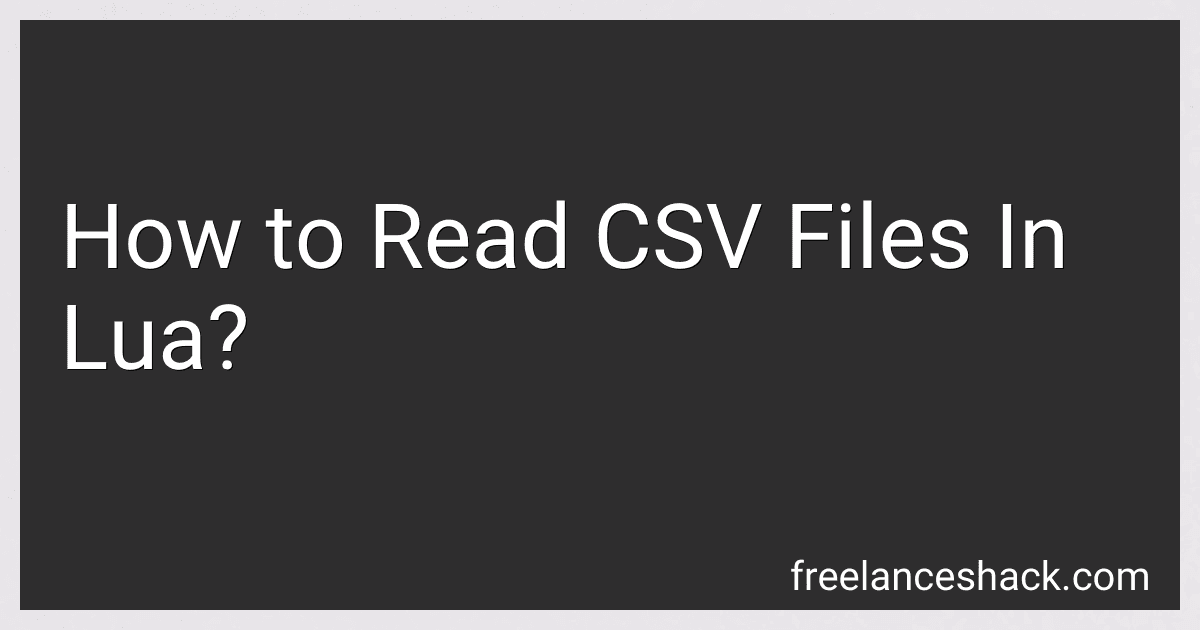How to Read CSV Files In Lua? preview