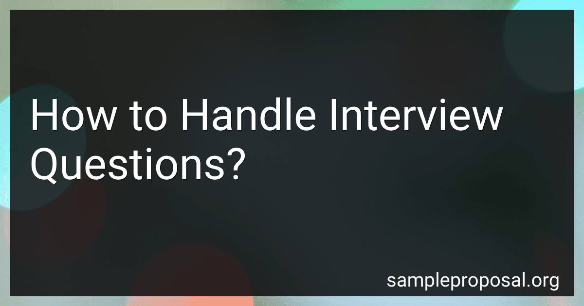 How to Handle Interview Questions? image