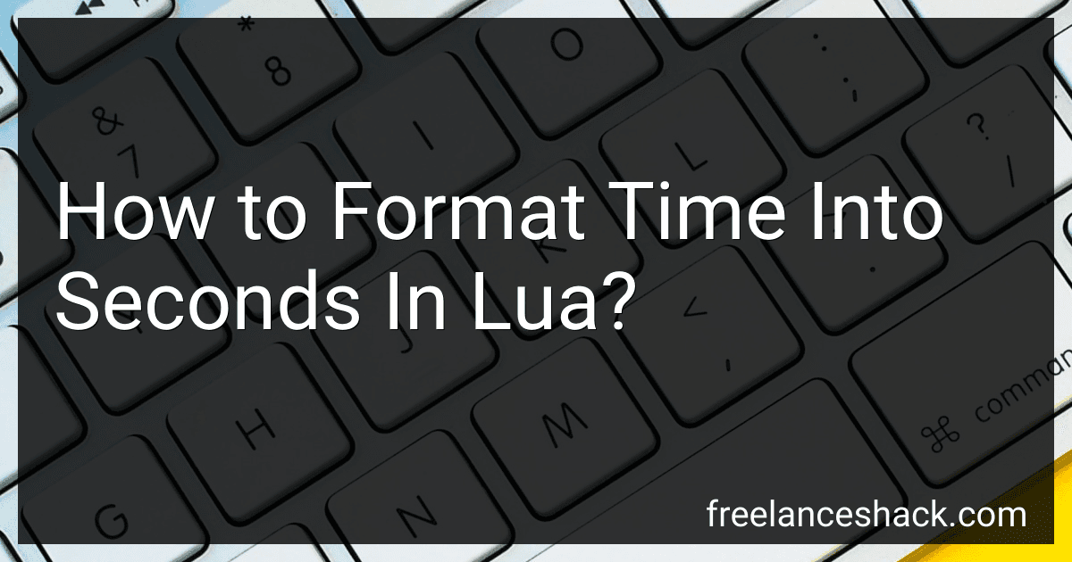 How to Format Time Into Seconds In Lua? image