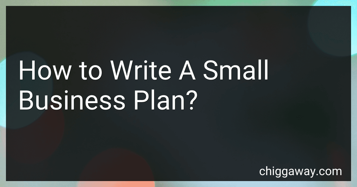 How to Write A Small Business Plan? preview